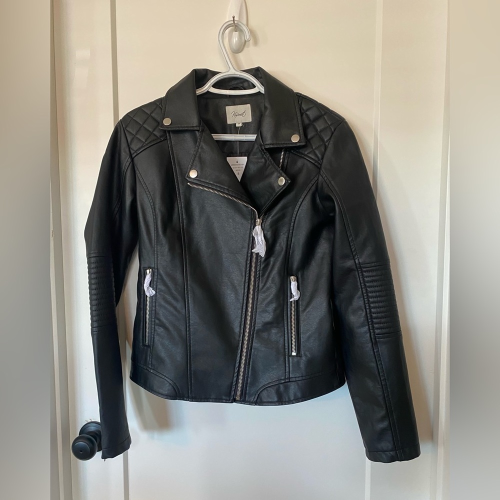 KISMET / NWT Faux leather jacket